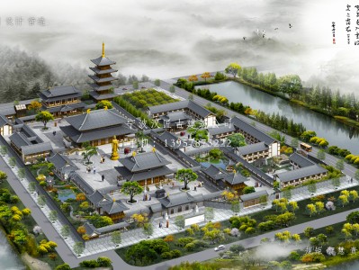 建德寺庙建筑总体规划方案